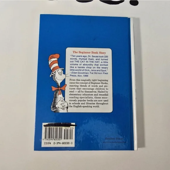 VTG 1963/91 Book "DR.SEUSS'S A B C " Beginner Book Series by DR,Seuss Enterprise - Picture 2 of 2